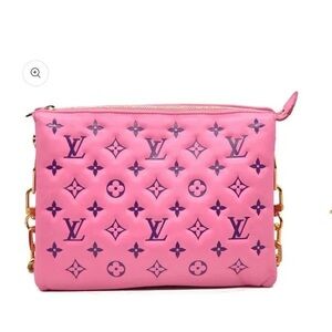 Louis Vuitton Pink and Purple Clutch